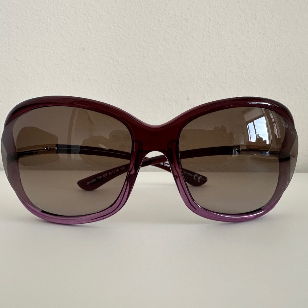 Tom Ford TF8 Jennifer Sunglasses - Purple 83F - Picture 5 of 15